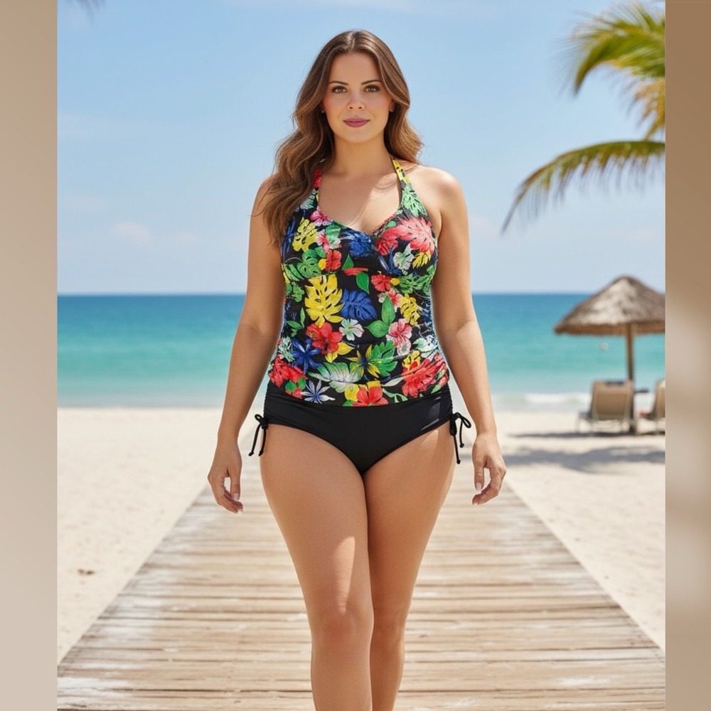 Your Best Look Women's 2 Piece Bathing Suit in Sz 22W